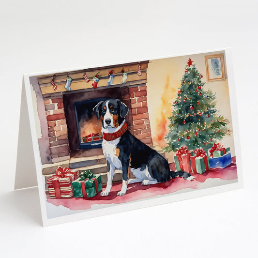 Appenzeller Sennenhund Cozy Christmas Greeting Cards Pack of 8